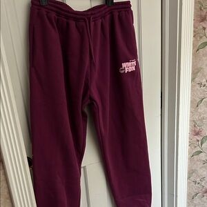 White Fox Sweatpants